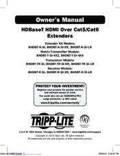 Tripp Lite BHDBT-TR-SI Owner's Manual