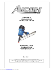 Aicon air DAC 3060 Instructions For Use Manual