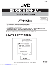 Jvc AV-14AT Service Manual
