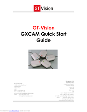 GT-Vision GXCAM Quick Start Manual