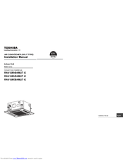 Toshiba RAV-SM454MUT-E Installation Manual