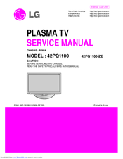 LG 42PQ1100 Service Manual