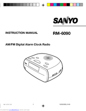 Sanyo RM-6090 Instruction Manual