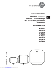 IFM Electronic ANT910 Operating Instructions Manual