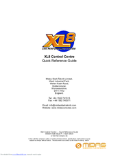 Midas XL8 Quick Reference Manual