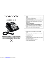 Topcom SOLOGIC A811 User Manual