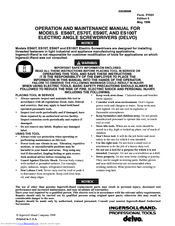 delvo ES90T Operation And Maintenance Manual
