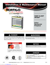 Montigo HW38DFL Installation & Maintenance Manual