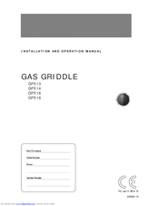 Blue Seal GP518 Installation And Operation Manual