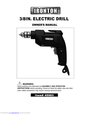 Ironton 45983 Owner's Manual