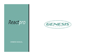 Genesis React Pro Owner's Manual