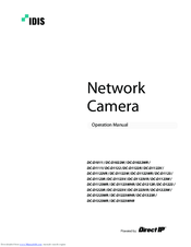 Idis DC-D1123R Operation Manual