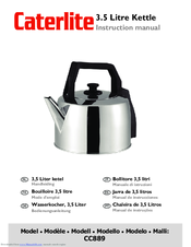 caterlite CC889 Instruction Manual