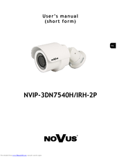 Novus NVIP-3DN7540H/IRH-2P User Manual
