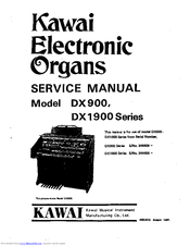 Kawai DX900 Series Service Manual