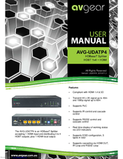 AVGear AVG-UDATP4 User Manual