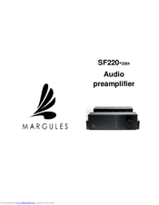 Margules SF220-20th User Manual