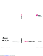 LG GD910 User Manual