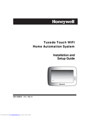 Honeywell Tuxedo Touch Wi-Fi Installation And Setup Manual