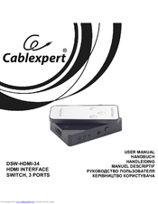 Cablexpert DSW-HDMI-34 User Manual