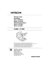 Hitachi C 7SS Handling Instructions Manual