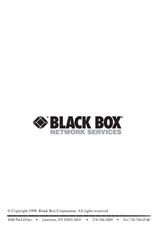 Black Box Micro-MiniBuffer-256K User Manual