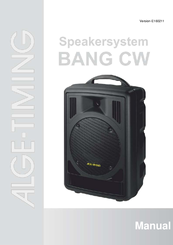 ALGE-Timing bang cw User Manual