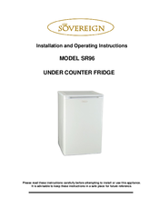 Sovereign SR96 Installation And Operating Instructions Manual