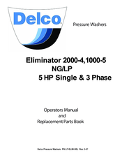 Delco 1500 - 5 NG 091 Operator's Manual