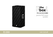thomann PA 252 ECO MKII User Manual