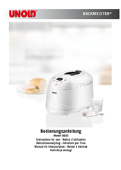 UNOLD 8600 Instructions For Use Manual