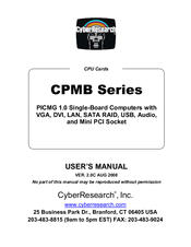 CyberResearch CPMB Series User Manual