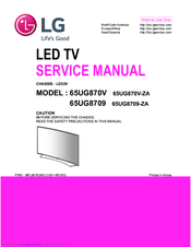 LG 65UG8709 Service Manual
