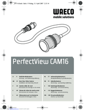 Waeco PerfectView CAM16 Installation And Operating Manual