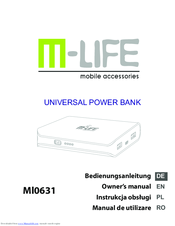 M-Life Ml0631 Owner's Manual