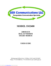 GDI SM2400 User Manual