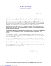 mjm yachts llc 34z Downeast Owner's Manual