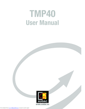 AUDAC TMP40 User Manual
