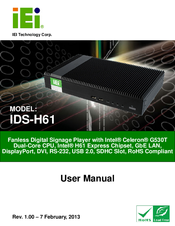 IEI Technology IDS-H61 User Manual