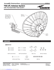 Andrew 75E LFL Antenna Assembly Instructions Manual