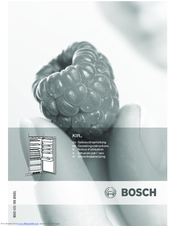 Bosch kir25p60 Operating Instructions Manual