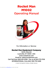 Rocket Man M1002 Operating Manual