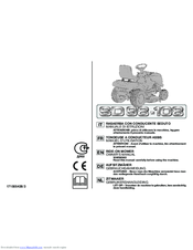 Stiga SD 98-108 Owner's Manual