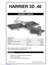 Seagull Models HARRIER 3D .46 Assembly Manual