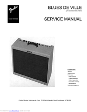 Fender BLUES DEVILLE Service Manual