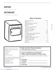 GE PSXH47EFWW Use & Care Manual