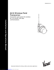 Varec RS-485 Installation And Operation Manual