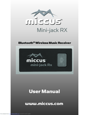 Miccus Mini Jack Rx Manuals Manualslib