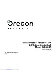 Oregon Scientific BAR888Ra User Manual