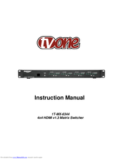 Tvone 1T-MX-6344 Instruction Manual